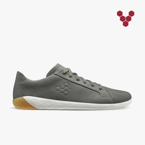 Vivobarefoot Geo Court II Grå Joggesko Herre [4-YUMN]